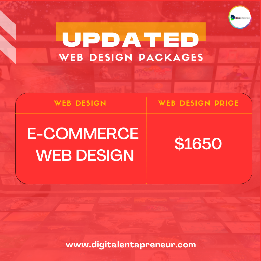 Ecommerce Web Design Plan