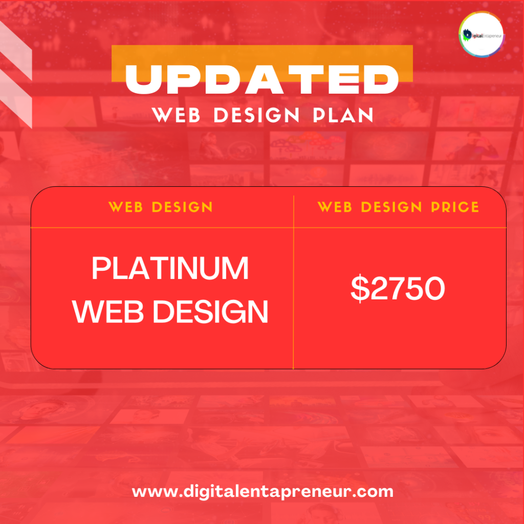 Platinum Web Design Plan